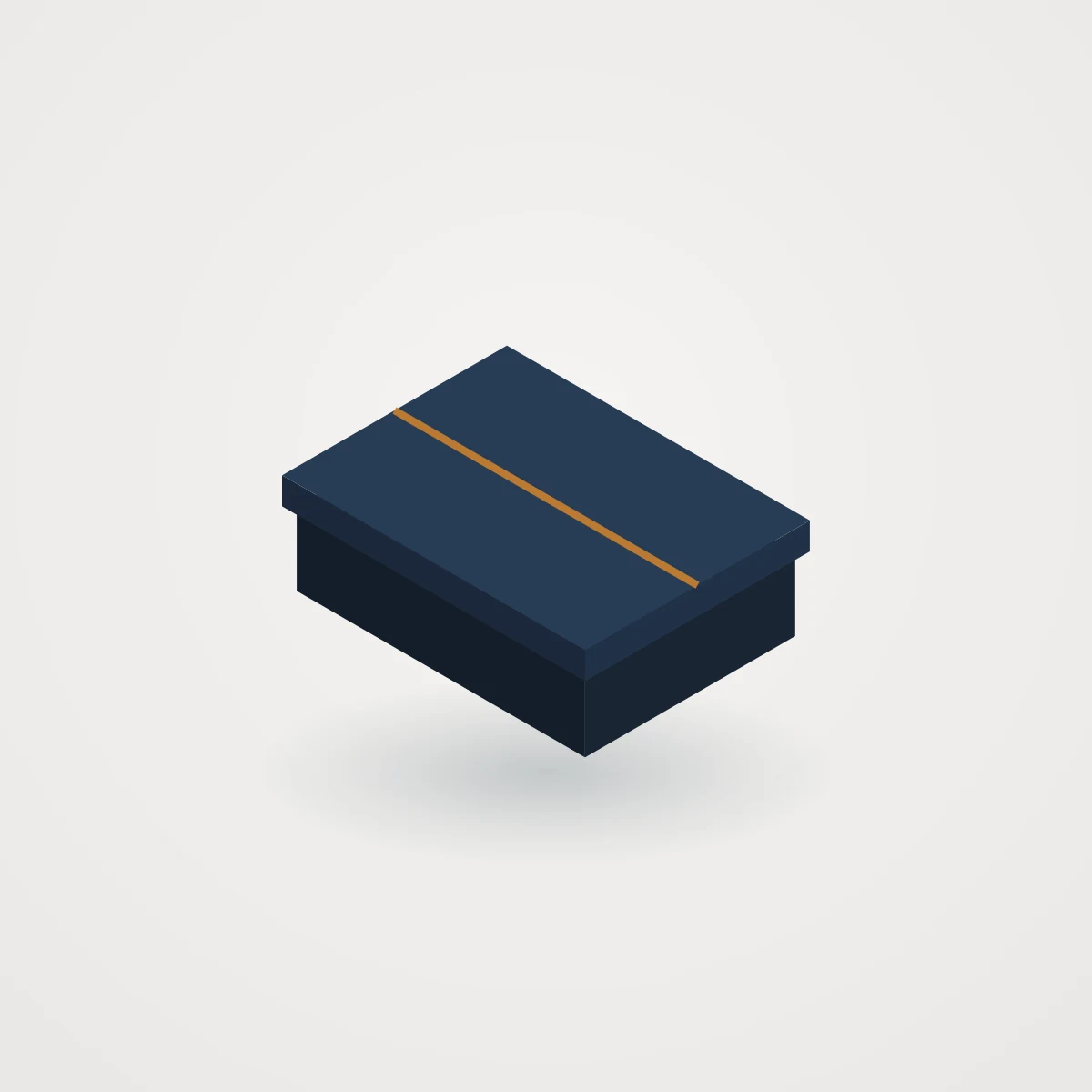 Rigid magnetic-close gift box