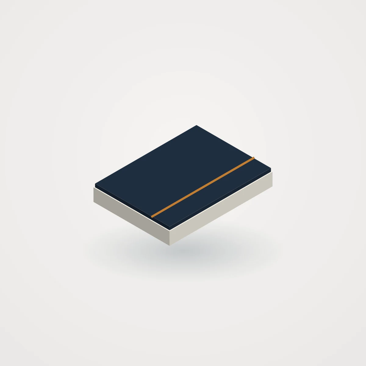 A5 hardcover notebook, 160 pages